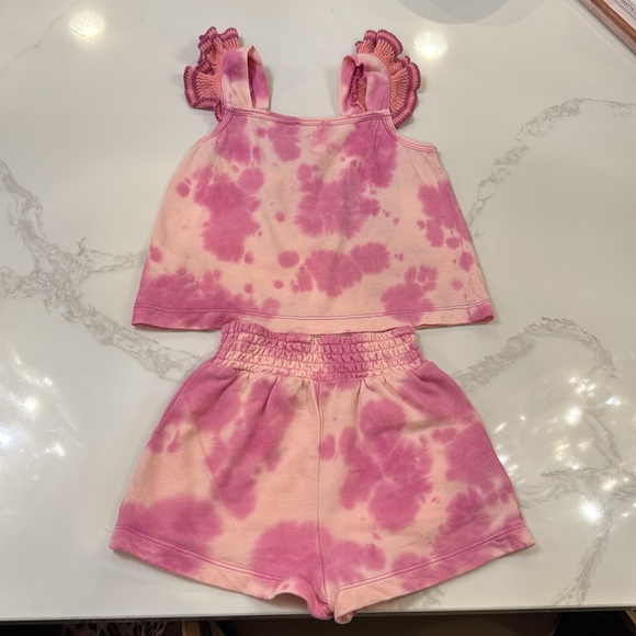 💕HP💕Splendid baby girl tie dye tank set - Picture 6 of 7
